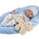 Realistična lutka beba s cijelim vinil tijelom - dječak 40 cm