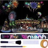 Strugalica slika Zabavni park 75x52 cm