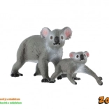 Koala s mladunčetom – set od 2 plastičnih figurica 4–6 cm