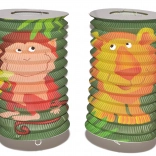 Lampion valjak s motivom životinja 16 cm