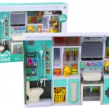 Dječji kupaonski set 4u1 – tuš, WC, perilica rublja i dodaci