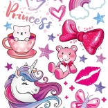 Naljepnice za peglanje Jednorog – veliki list