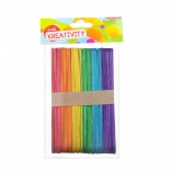 Obojena drvena štapića 15 × 1,8 cm, 50 kom