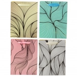 Poklon-vrećica s valovitim zlatnim uzorkom 23 × 18 × 10 cm