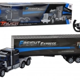 Zabavna daljinski upravljana teretna garnitura s LED svjetlima 27MHz plava