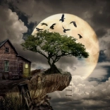 Puzzle ENJOY brvnara na litici 1000 dijelova