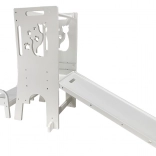 Rastući učni toranj s mačkicom s toboganom i pločom