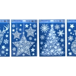 Božićna ukrasna dekoracija za prozore 41x29 cm