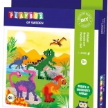 Set peglajućih perlica Dinosauri 2000 kom PLAYBOX