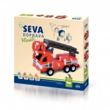 Seva Doprava – vatrogasci, građevni set 545 dijelova