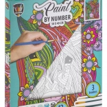 Slikanje po brojevima – jednorog, platno 30 × 40 cm