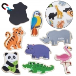 Viga drveni magneti – divlje životinje, 20 kom