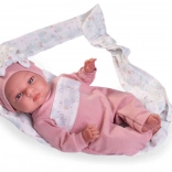 Realistična lutka Moj mali Reborn Tufi s mekanim tijelom 33 cm