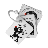 Kontrastne kartice s obojenim elementom za bebe