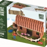 Trefl Brick Trick Farma XL – građevni set od pravih ciglica