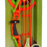 Dječji luk s metom i strijelama s prijanjajućom kapicom i laserskim nišanom