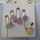 Set prstenova s voćem, 5 kom