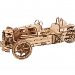 Ugears drvena mehanička 3D slagalica – tricikl UGR-S