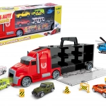 Tegljač s autićima i helikopterom 42 cm