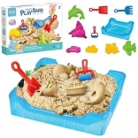 WOOPIE Kinetički pijesak 0,5 kg Set stol s kalupima