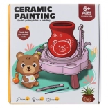 Lončarsko kolo na baterije tirkizno za djecu