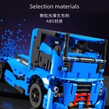 Konstruktorski set vozila 9u1, 638 dijelova, plava