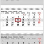 Zidni kalendar 4-mjesečni standard sklopivi 2026