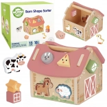 woopie green drveni farma sorter oblika i boja, 13 dijelova