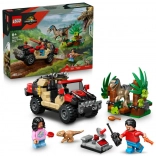 lego jurassic world bijeg od raptora u terenskom vozilu