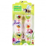 Pečati kukci – set od 6 komada