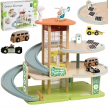 Drvena trospratna garaža Classic World ekološka zona