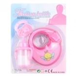 Set dodataka za lutke – bočica, duda i podbradak