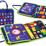 Dječja senzorska edukativna ploča plava