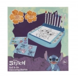 Stalak s bojankama Lilo i Stitch i bojama