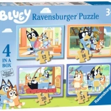 Puzzle 4u1 Bluey od Ravensburgera