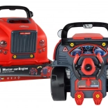 Crveni dječji radionicki kamion – rastavljivi kamion