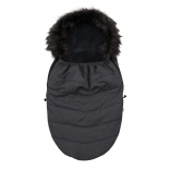 Dječji zimski uložak s krznom tamnosivi NEW BABY