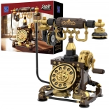 Konstruktorski set PANTASY Retro telefon s pokretnim dodacima