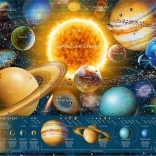 RAVENSBURGER puzzle Space Odyssey – Sunčev sustav 5000 dijelova