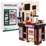 Interaktivna dječja kuhinjica s tekućom vodom i svjetlosnim efektima, 58 dijelova