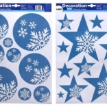 Božićni prozor ukras 41x29 cm