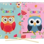 Strugalica bilježnica s motivom sovića, 14 × 20 cm