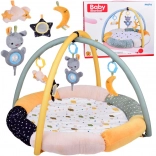 Meka edukativna podloga s lukom u stilu oblačića