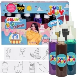 Tubi Jelly kreativni set Lama 6 boja gel figurica