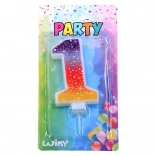 Zabava svijeća broj 1 s zvijezdama