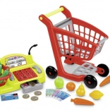 Dječja kolica za kupovinu s priborom i blagajnom