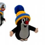 Krtko s plavo‑žutom kapicom plišanac 15 cm