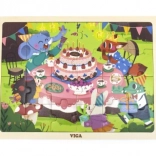 Drvene puzzle rođendanska proslava 24 dijela VIGA