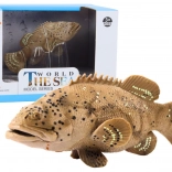 Figurica riba mornar Golijat siva 11 cm