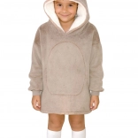 Topla dekica s kapuljačom u stilu medvjeda za djecu 3–6 godina Cozy Noxxiez